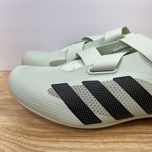 Adidas The‎ Indoor Cycling Bike Shoes Men's 10 Green 3-Bolt GX1668 - Picture 3 of 16